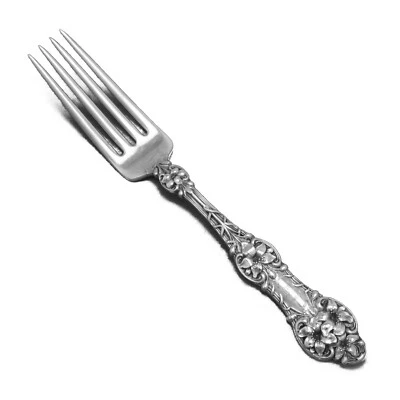 Flor de azahar, antiguo de Alvin, tenedor de almuerzo de ley, monograma B Foto 1 de 2