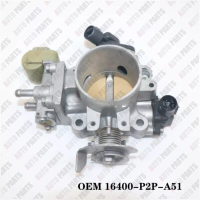 1996-2000 For Honda Civic Throttle Body With MAP IACV TPS 16400-P2P-A51 - Image 1 of 4
