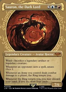 MTG - (Showcase) SAURON, THE DARK LORD - Lord of the Rings (M) - Picture 1 of 1