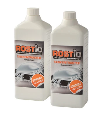 Rostio Tankentroster 2 x 1 Liter Konzentrat Tankentrostung Tank entrosten f. 20L