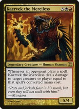 1X Kaervek the Merciless Time Spiral EX MTG CARD