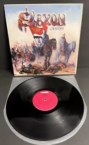 Saxon Crusader Vinyl Lp 1984 Original Heavy Metal ~ VG /VG+ - Picture 1 of 5