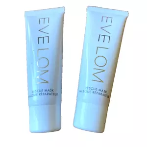 2x EVE LOM Rescue Mask Purify/Brighten FULL SIZE 1.6oz NEW RV $58x2 FREESHIP - Picture 1 of 3