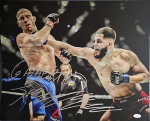 Foto autografiada por Jorge "Gamebred" Masvidal UFC de 16x20 JSA - Imagen 1 de 1