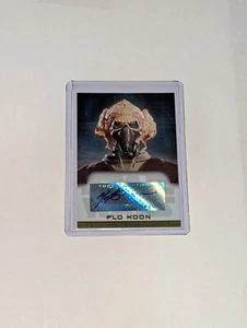 2006 Topps Star Wars Evolution Plo Koon Autographed by: Matt Sloan - Picture 1 of 2