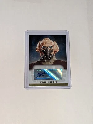 2006 Topps Star Wars Evolution Plo Koon Autographed by: Matt Sloan - Image 1 of 2