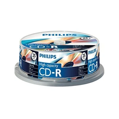 Philips CD-R CR8D8NB25 00 - blank CDs  800 MB, 90 min  - Image 1 of 2