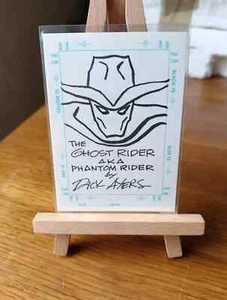 The Ghost Rider Sketchkarte Dick Ayers Sketchagraph 1998 Marvel The Silver Age - Bild 1 von 7