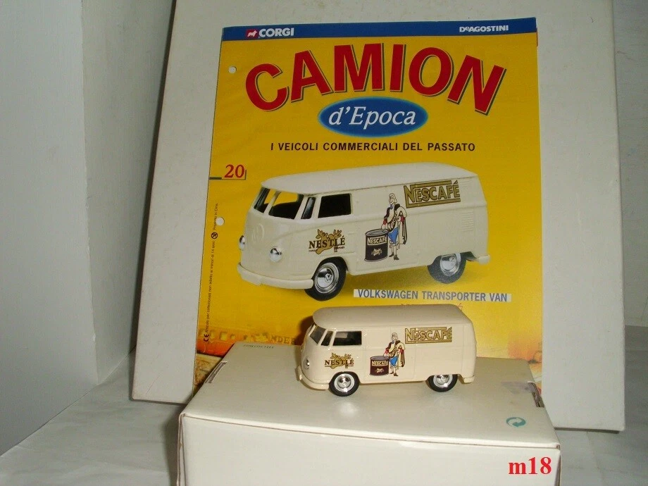CORGI 1:64 / Camion d'Epoca n°20  VOLKSWAGEN  TRANSPORTER VAN  NESCAFE'  (m18) - Immagine 1 di 1
