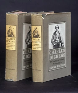 Charles Dickens by Johnson 2 Vols Comprehensive Illustrated - Tragedy & Triumph - Imagen 1 de 8