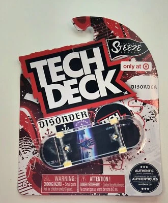 Tech Deck Steeze Series Disorder Skateboards Nyjah Houston Seeing Hand  Foto 1 de 4