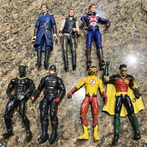 Marvel Legends DC Action Figuren Dr Strange Robin Black Panther Captain Carter - Bild 1 von 7