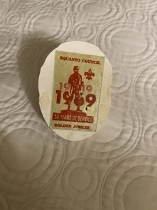 Pañuelo Boy Scout Squanto Council 1969 diapositivo 50 años - Jubileo de Oro - Imagen 1 de 2