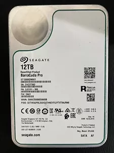 3,5" 12TB Sata Seagate ST12000DM001 BarraCuda Pro HDD NAS DVR CCTV-Überwachung - Bild 1 von 1