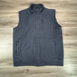 Rodd & Gunn Men's Quilted Vest Charcoal Gray Full Zip Puffer Style Size XL - Picture 1 of 11