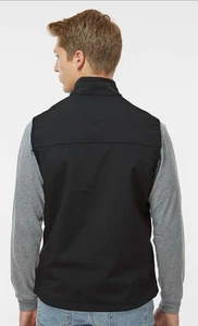 Dri Duck DDX Men Sze Large Summit Puffer Softshell Vest Black Embroidered *READ* - Picture 1 of 14