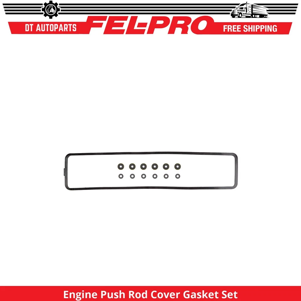 For 1994-2002 Dodge Ram 3500 5.9L L6 Engine Push Rod Cover Gasket Set Fel-Pro - Image 1 of 1