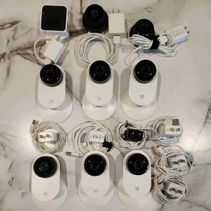 YI 9pc Security Home Camera 1080p & 720p 2.4G WiFi Indoor IP Cams Bundle - Picture 1 of 2