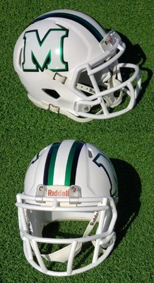 MARSHALL THUNDERING HERD 2025 WHITE SPECIAL FOOTBALL MINI HELMET - Image 1 of 3