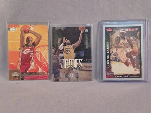 Lote de 3 Lebron James 2009-10 Upper Deck #28 2008-2009 NBA Fleer '21 Panini JD - Imagen 1 de 7