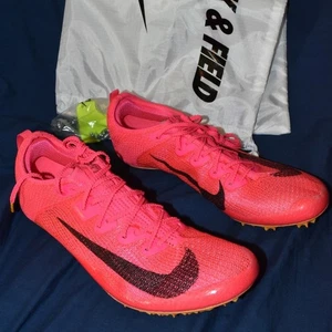 NEW Nike Zoom Men's 10.5 Superfly Elite 2 Pink Track Field Shoes w Spikes NWOT - Picture 1 of 8