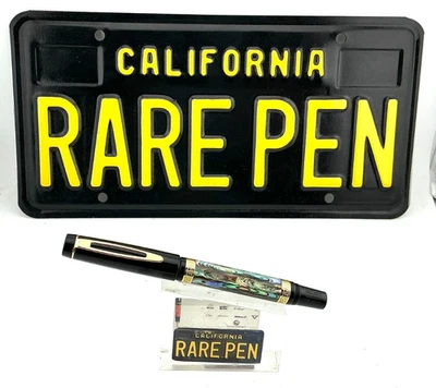 Danitrio DANI TRIO BRILLIANTE Fountain Pen ABALONE PEARL LE 200 18K M nib NEW - Image 1 of 4