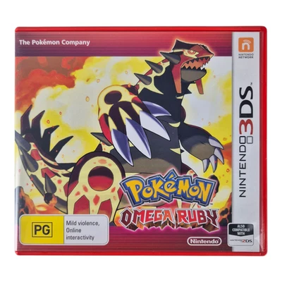 Pokemon Omega Ruby (Nintendo 3DS, 2014) - CASE and Inserts ONLY - NO GAME - Image 1 of 4