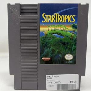 StarTropics (Nintendo NES) Authentic Tested Working Fast Shipping! - Picture 1 of 4