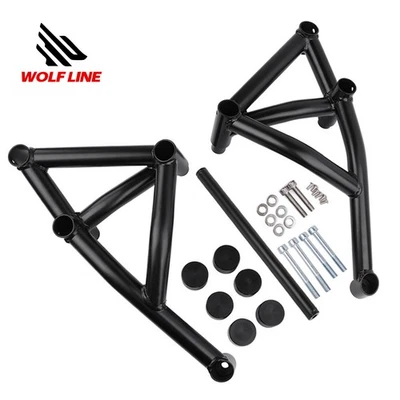 Protector de motor de parachoques de barra de choque Wolfline para Yamaha FZ09 MT09 Tracer 2014-2016 Foto 1 de 4