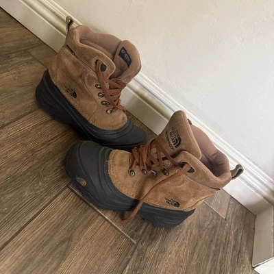 Botas de Invierno The North Face Chilkat Lace II Niños Talla 4 Marrón EE. UU. Impermeables Foto 1 de 4