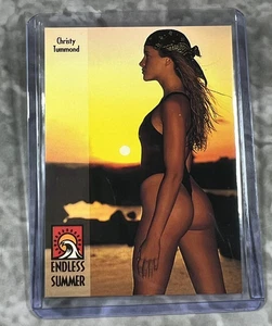 Endless Summer Portfolio Bikini Girl Trading Card Top Loader #36 Christy Tummond - Bild 1 von 2