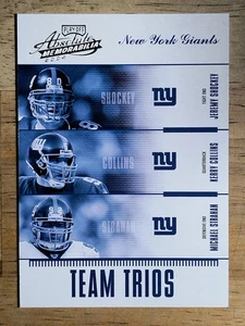 2004 Absolute Memorabilia Team Trios #TTR17 J.Shockey/K.Collins/Michael Strahan - Picture 1 of 2