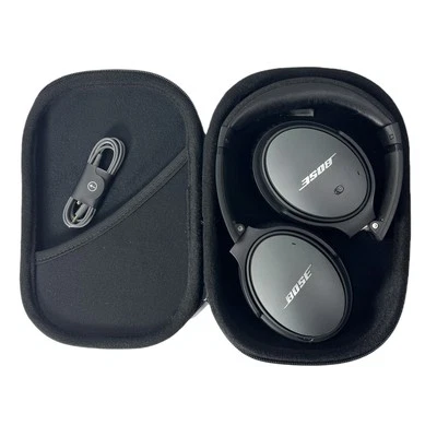 Bose QuietComfort 25 QC25 Acoustic Noise Cancelling Wired Headphones Black - Image 1 of 4