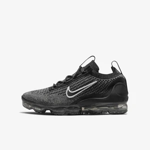 DB1550-006 Nike Air VaporMax 2021 Flyknit GS Oreo Kinder Turnschuhe Sportschuhe - Picture 1 of 7