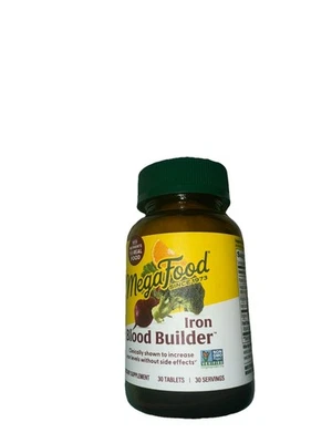MegaFood Blood Builder suplemento de hierro 30 Foto 1 de 3