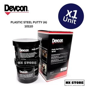 1pcs DEVCON 10110 PLASTIC STEEL PUTTY (A) 1 lb. Kit New Sealant Epoxy Putty - Picture 1 of 8