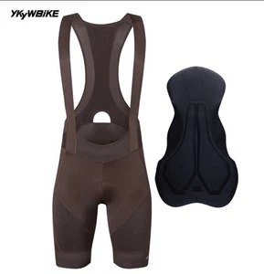 YKYWBIKE Men's Cycling Bib Shorts Road Bike Bibs Bicycle Tights MTB Bib Pants L - Picture 1 of 4