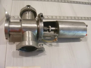 2 1/2" 3 Wege ALFA LAVAL PNEUMATISCHES VENTIL EDELSTAHL BETÄTIGT TRI CLOVER in NJ - Bild 1 von 5