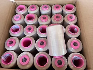 50 Spools TAUPE Serger Multi Purpose Sewing Thread T27 Quality 6000 YDS per Cone - Picture 1 of 4