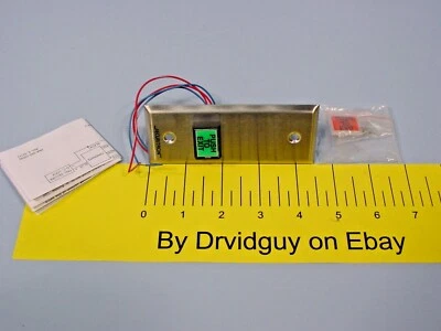 Assa Abloy PB3EN Securitron Momentary Push Button - Narrow; Green/Red Lens