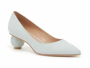 Pour La Victoire Kiki Suede Sphere Heel Pump, Pale Sage - Picture 1 of 5