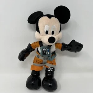 Disney Parks - Star Wars Mickey Mouse As X-Wing Pilot Plush 9” Rebel Fighter - Picture 1 of 5