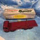 Dinky Toys No.905 Foden Flat Truck Red With Chains & Box