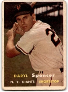 1957 Topps Daryl Spencer New York Giants #49 - Picture 1 of 2