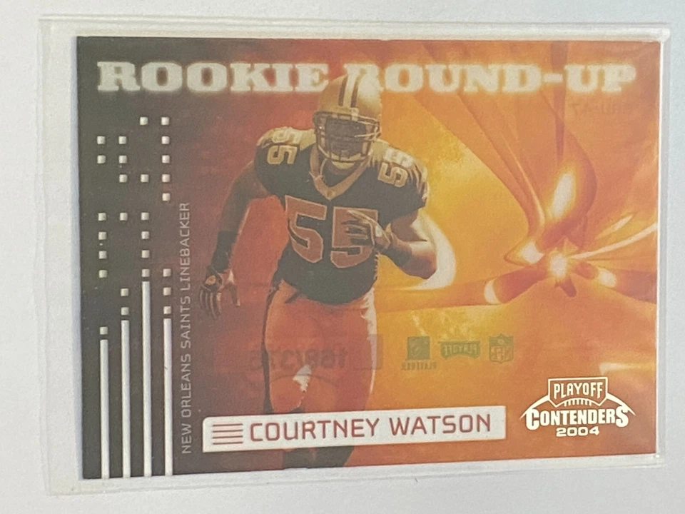 2004 Donruss Playoff Contenders Football Rookie Round-up #RRU-47 Courtney WATSON - Image 1 of 2
