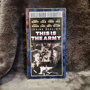 This Is The Army VHS 1993 starring Ronald Reagan Irving Berlin Musical - Picture 1 of 6
