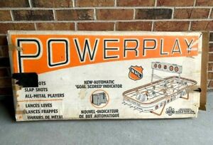  EAGLE TOYS NHL POWERPLAY TABLE HOCKEY GAME BOX #5320 COLECO