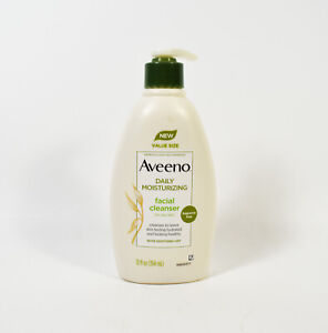 Aveeno Daily Moisturizing FACIAL CLEANSER for Dry Skin Fragrance Free 12 fl oz