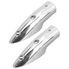 2pcs 7/8in Handrail End 316 Stainless Steel Anti-Corrosion Accessory For Mar REL