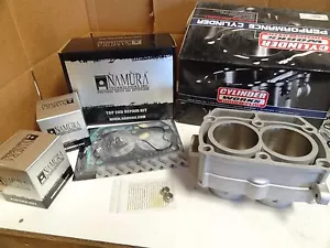 POLARIS RZR RANGER 800 TOP END REBUILD NAMURA PISTONS CYLINDER GASKETS 05-15 - Picture 1 of 5